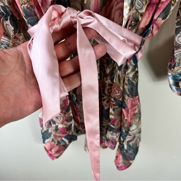 Vintage Victoria's Secret Gold Label Semi Sheer Kimono Robe One Size Floral 90’s - Picture 8 of 12